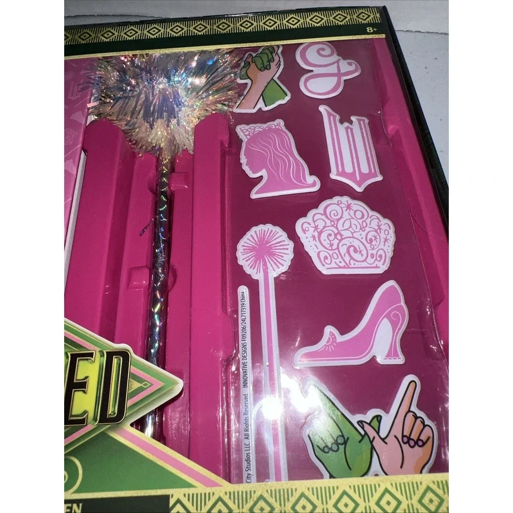 Wicked Galinda Journal Box Set With Pen & Puffy Stickers Target New Glinda HTF